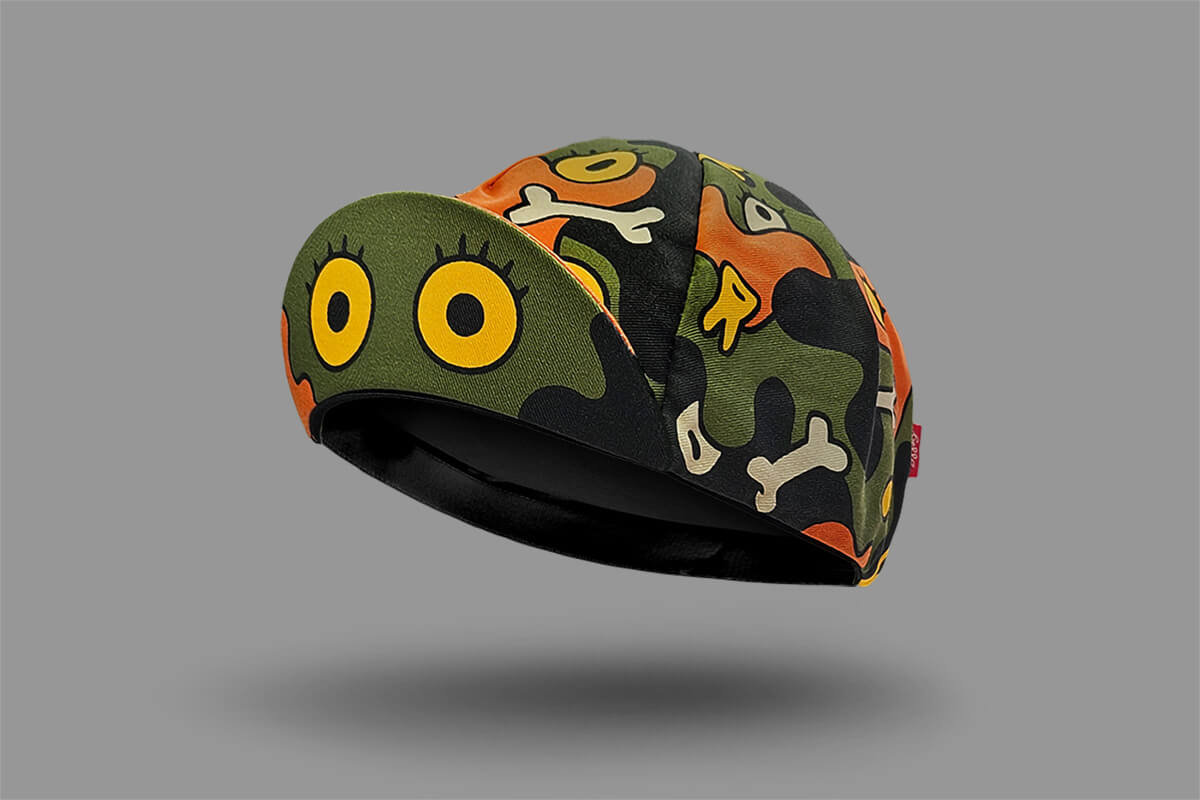 Camo Eyes Cycling Cap
