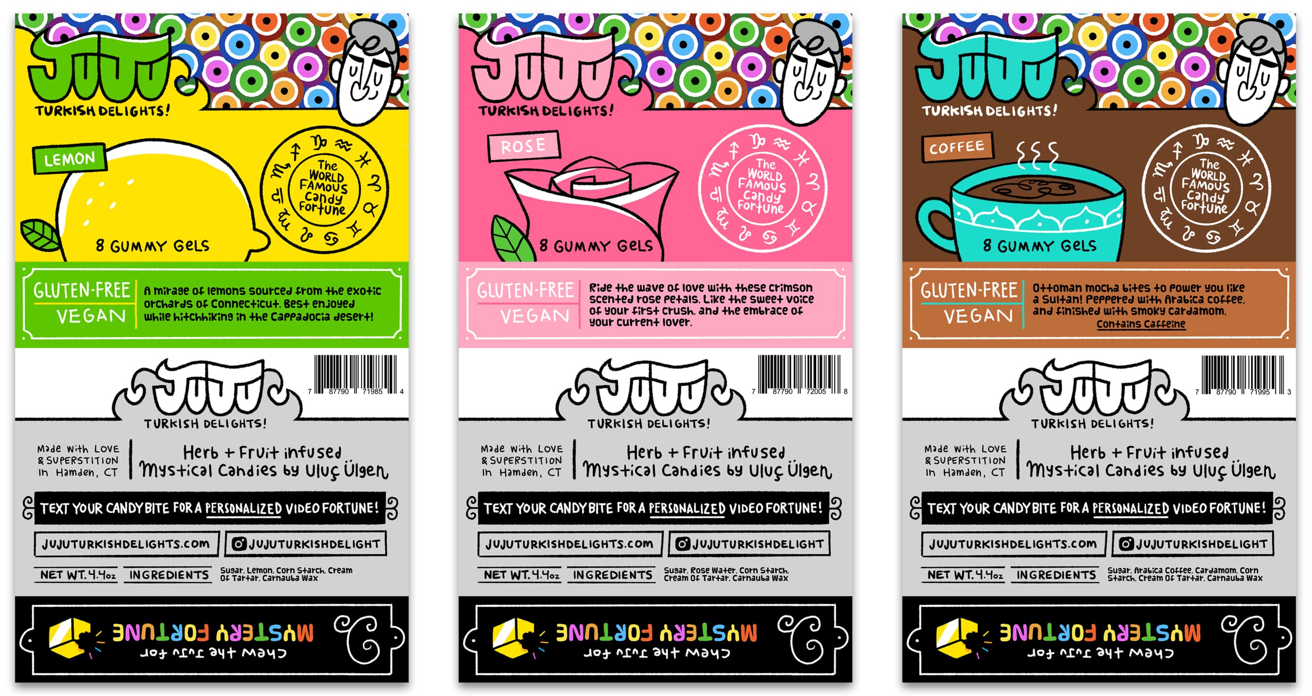 Juju Turkish Candy packaging 1.0