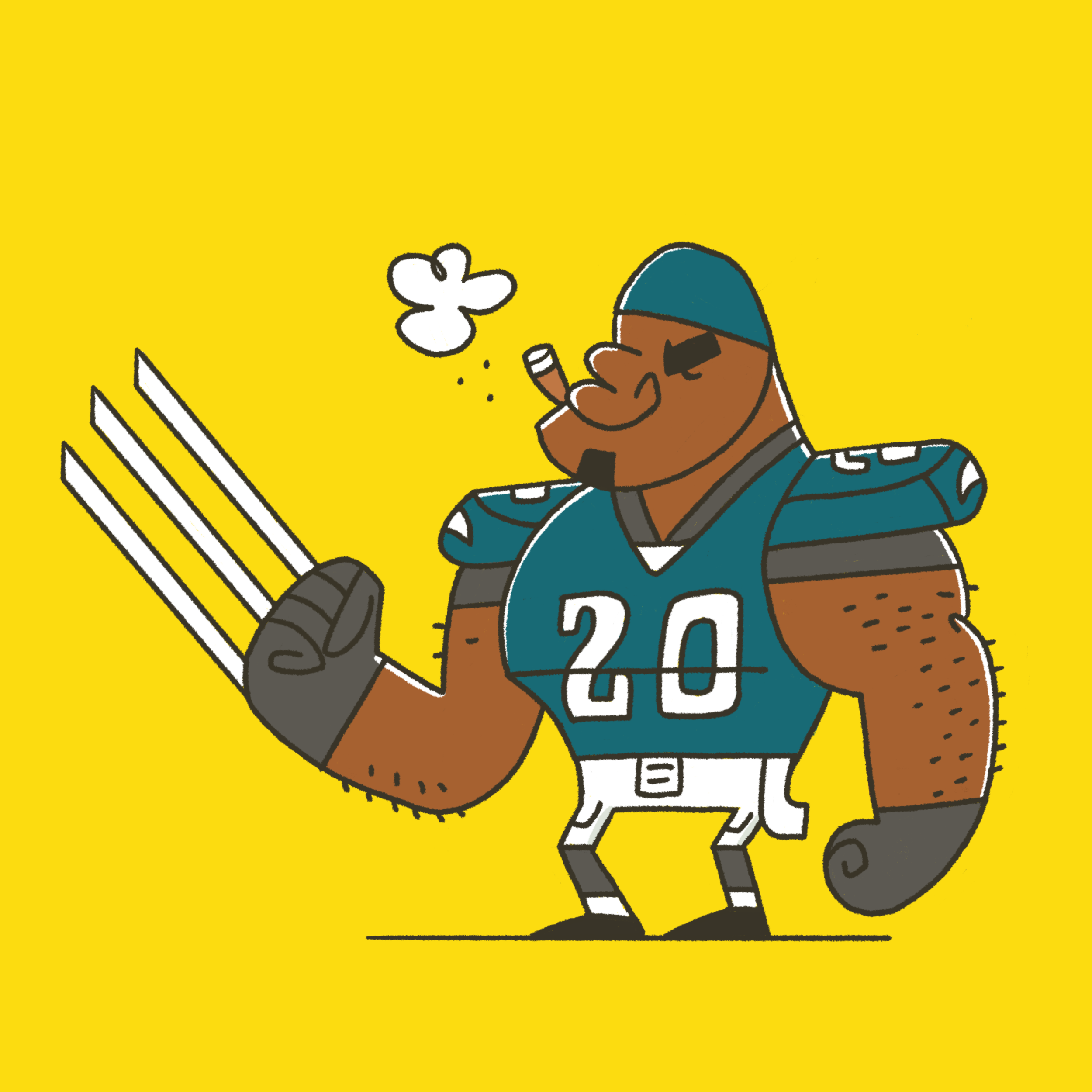 Brian Dawkins Wolvie