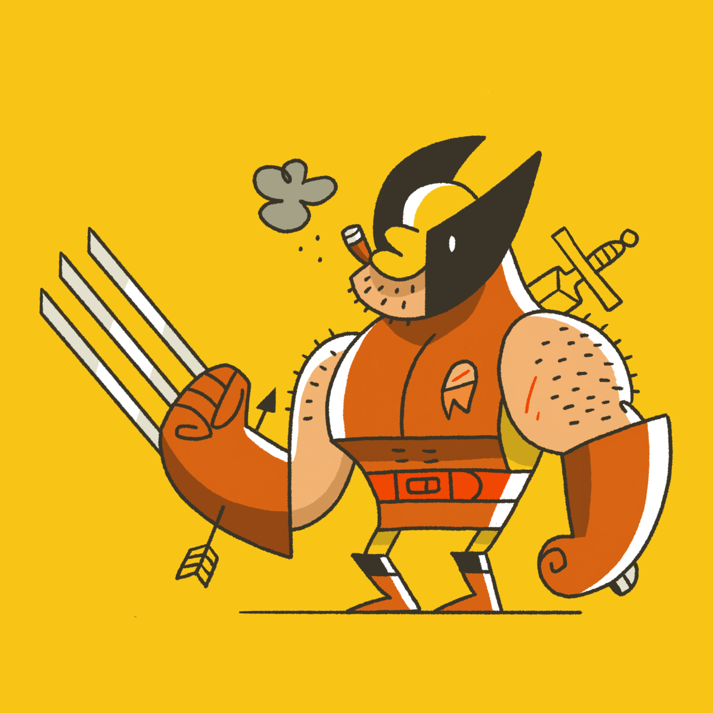 Classic Brown Wolvie
